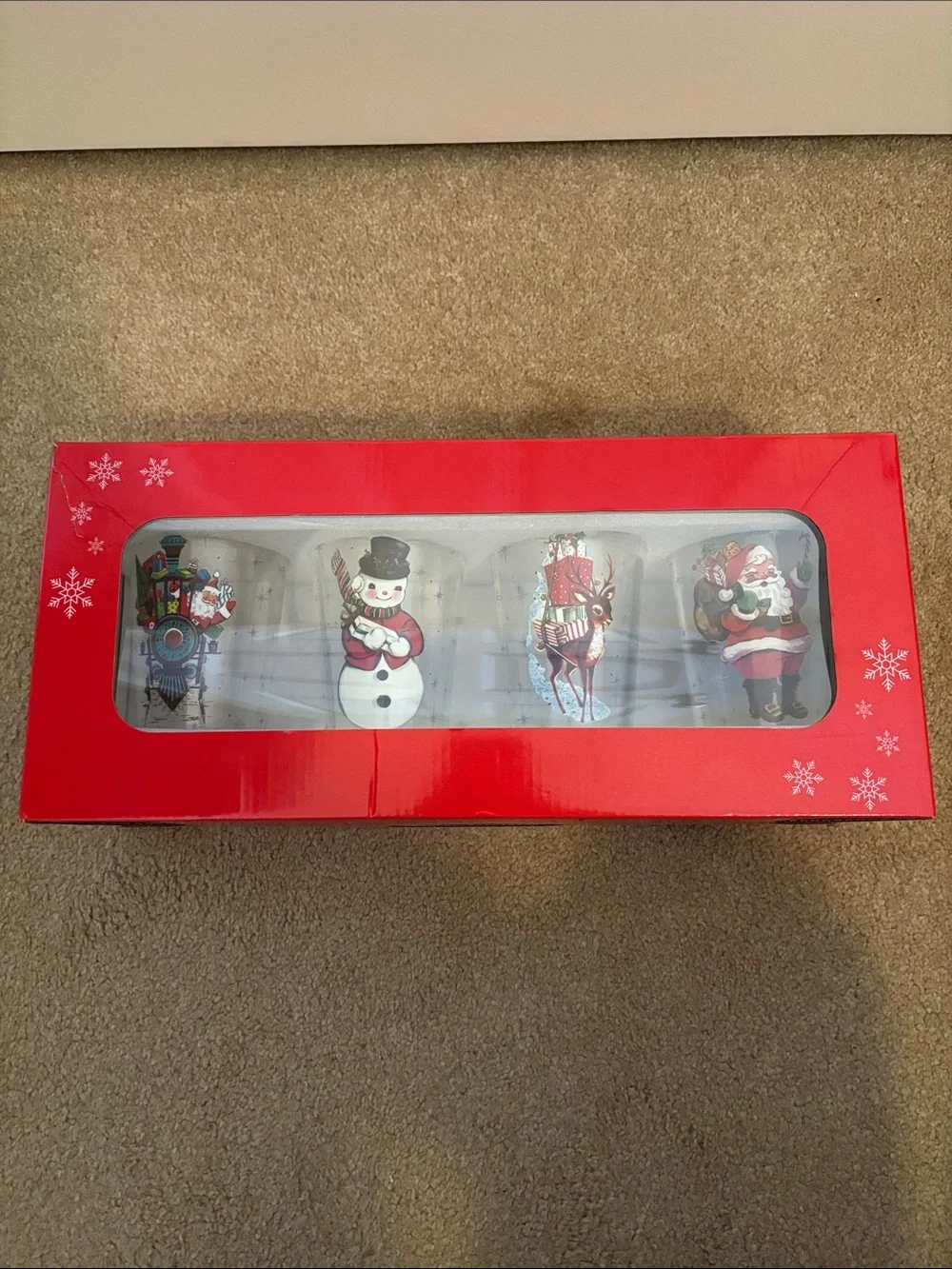 Piddix Set of 4 Christmas Tumblers
